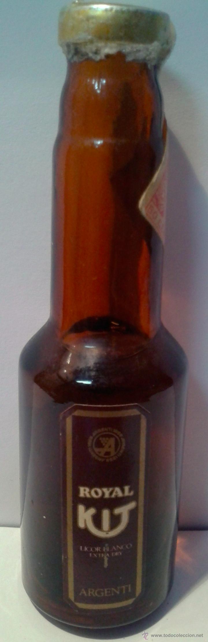 Botellas antiguas: MINI BOTELLA-ROYAL KIJ- - Foto 1