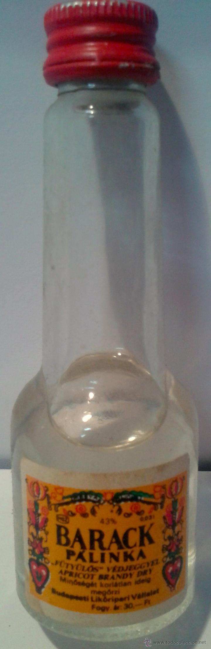Botellas antiguas: MINI BOTELLA-BARACK- - Foto 1