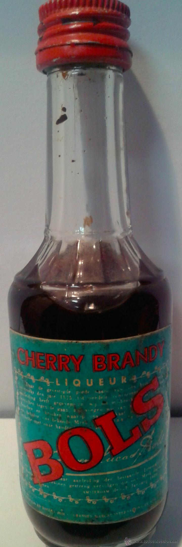 Botellas antiguas: MINI BOTELLA-CHERRY BRANDY- BOLS- - Foto 1