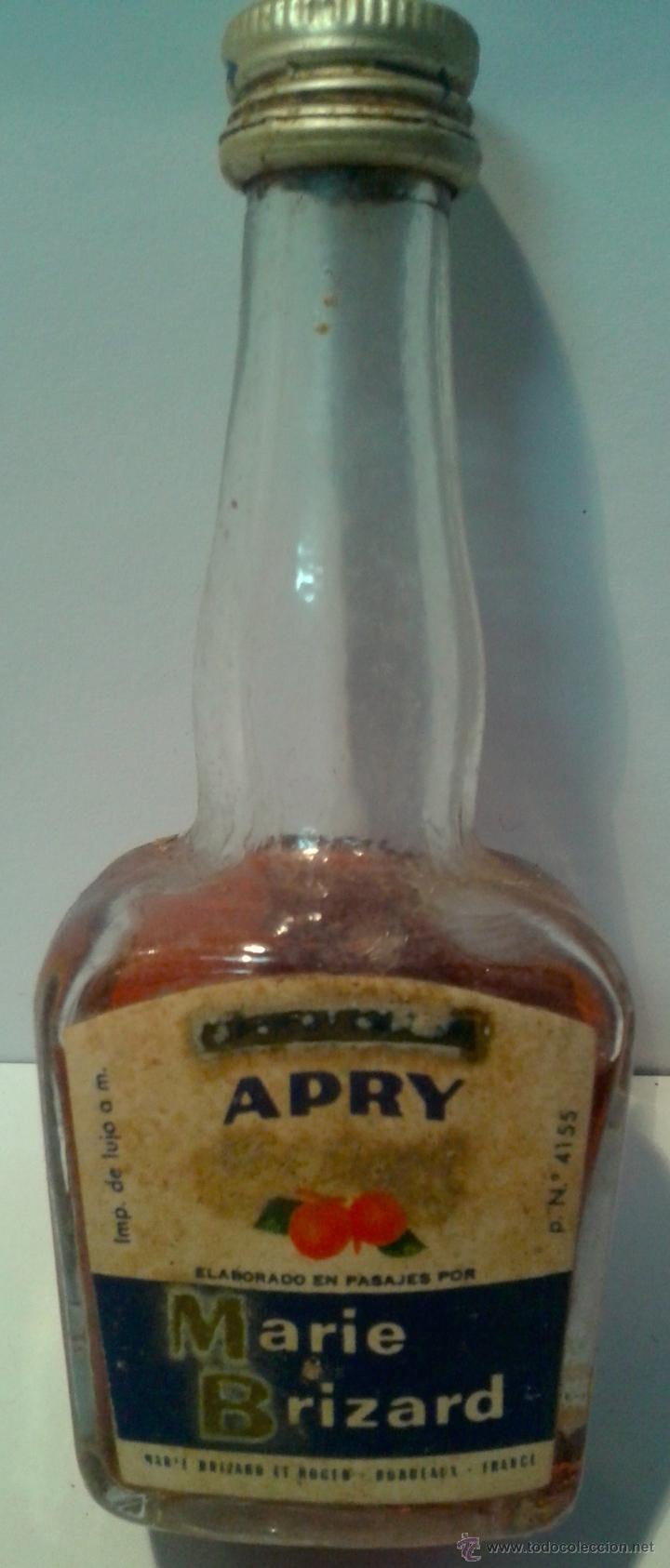 Botellas antiguas: MINI BOTELLA-APRY- DE MARIE BRIZARD- - Foto 1
