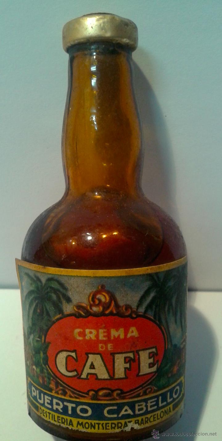 Botellas antiguas: MINI BOTELLA-CREMA DE CAFE- - Foto 1