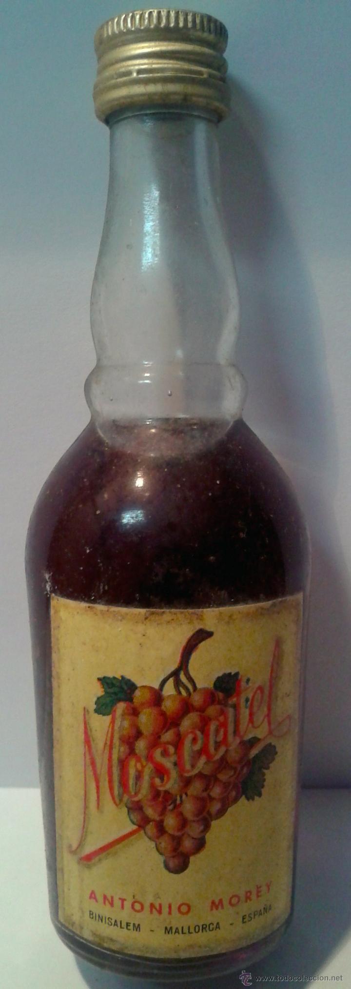 Botellas antiguas: MINI BOTELLA-MOSCATEL- - Foto 1