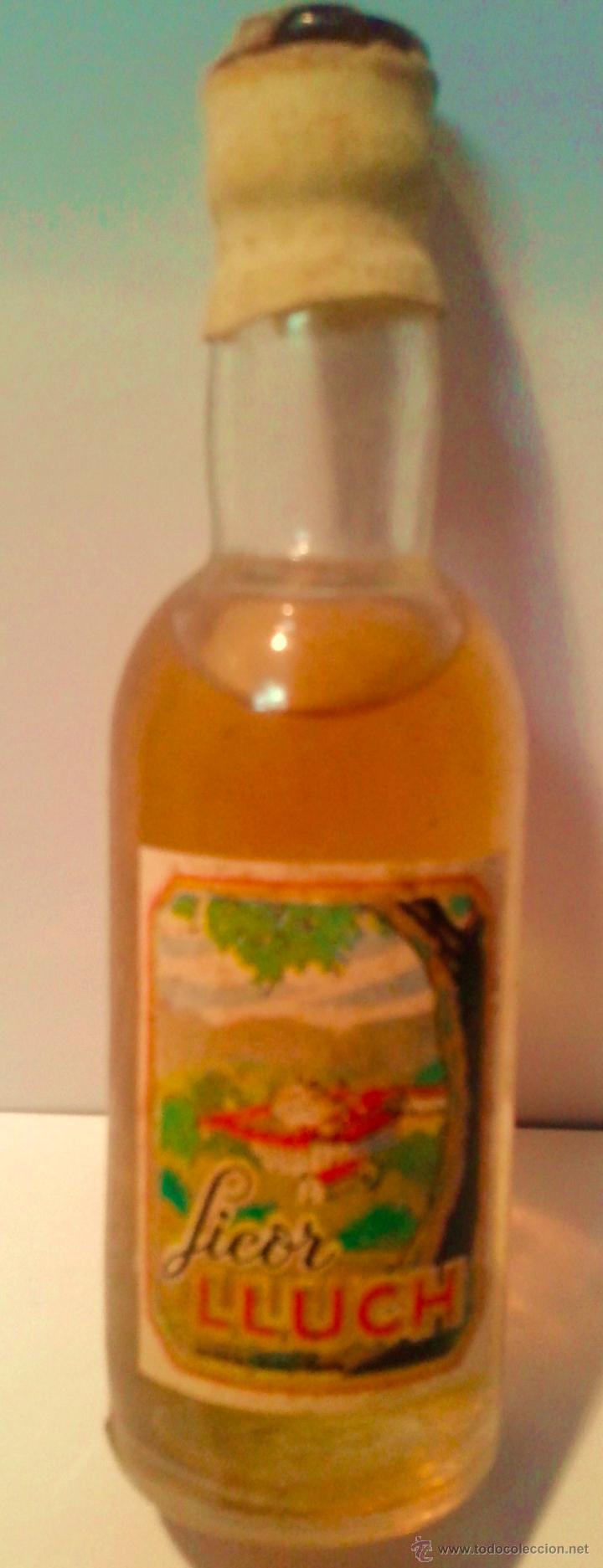 Botellas antiguas: MINI BOTELLA-LICOR-LLUCH- - Foto 1