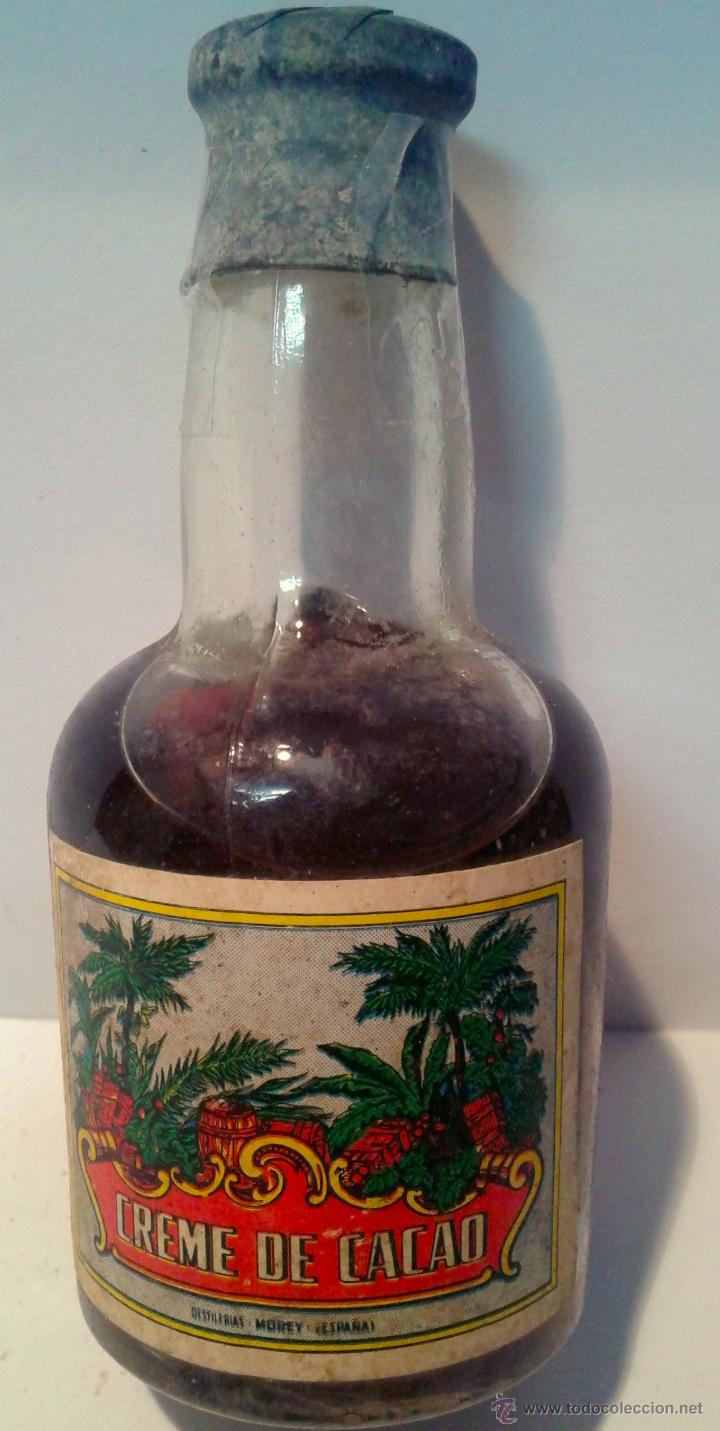 Botellas antiguas: MINI BOTELLA-CREMA DE CACAO- - Foto 1