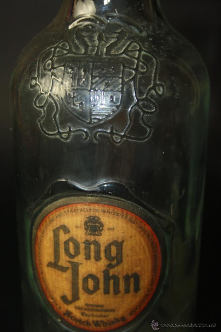 excepcional gran botella de whisky long john, d - Comprar Garrafas