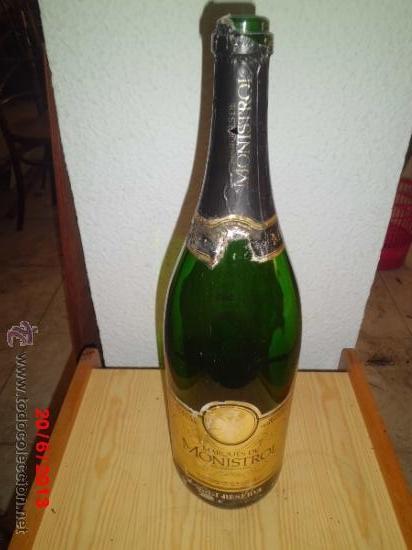 Botellas antiguas: BOTELLA GRANDE DE CAVA DE MARQUES DE MONISTROL - Foto 1