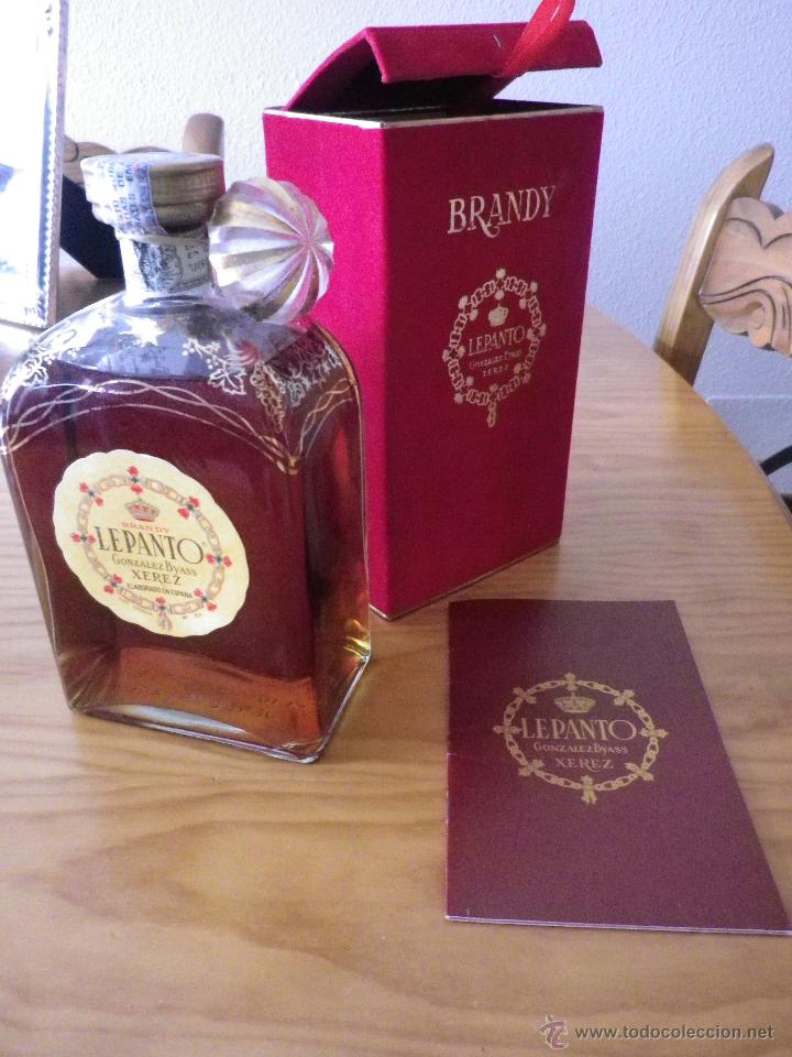 Botellas antiguas: Brandy Lepanto - Foto 1