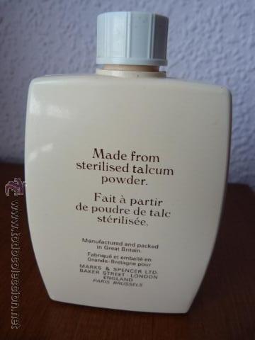 Botellas antiguas: Antiguo bote de polvos talco - Foto 2