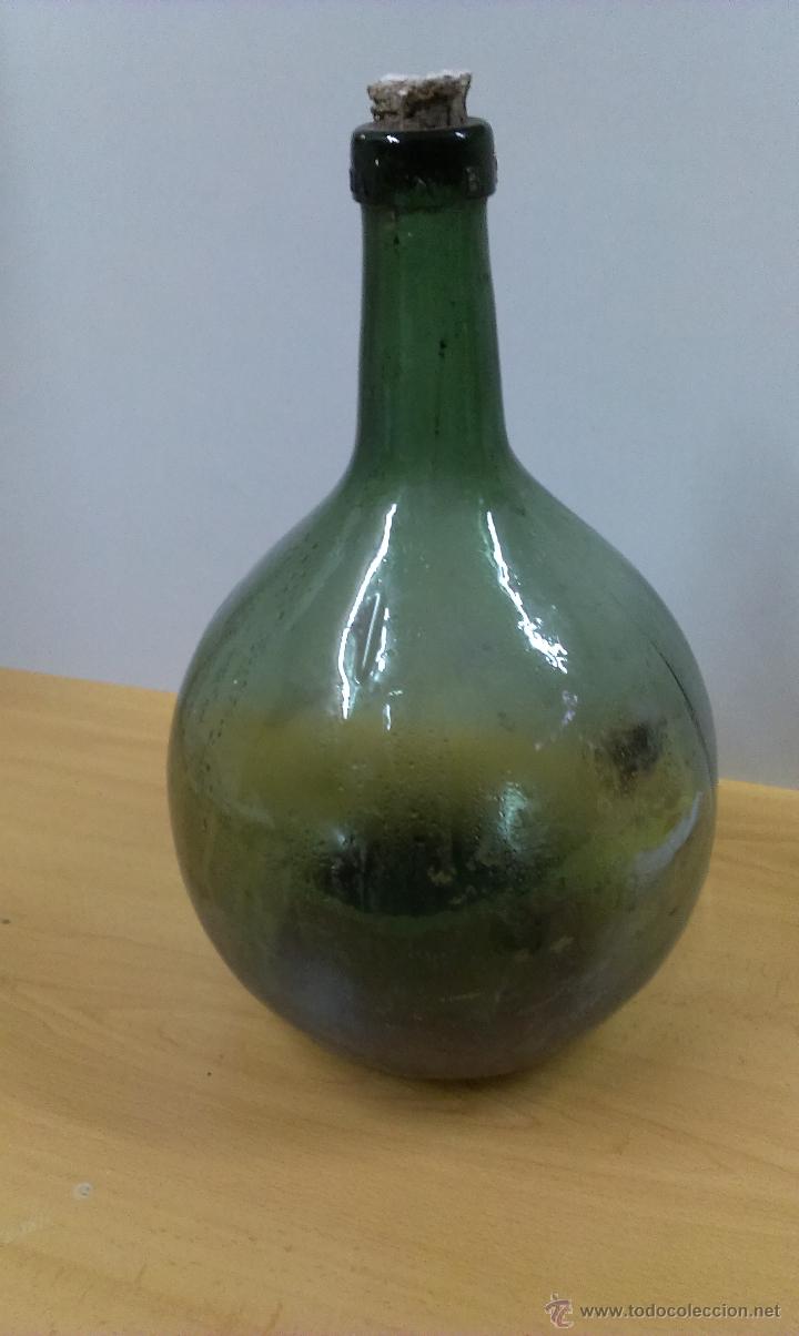 Botellas antiguas: GARRAFA DE VIDRIO - Foto 1