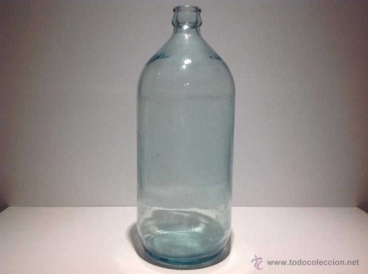 Botellas antiguas: ANTIGUA BOTELLA DE LECHE RAM,LETRAS EN RELIEVE - Foto 3