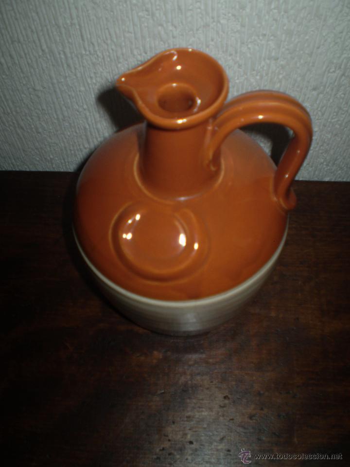 Botellas antiguas: ALCUZA DE WHISKY DE GRES VIDRIADO - Foto 2