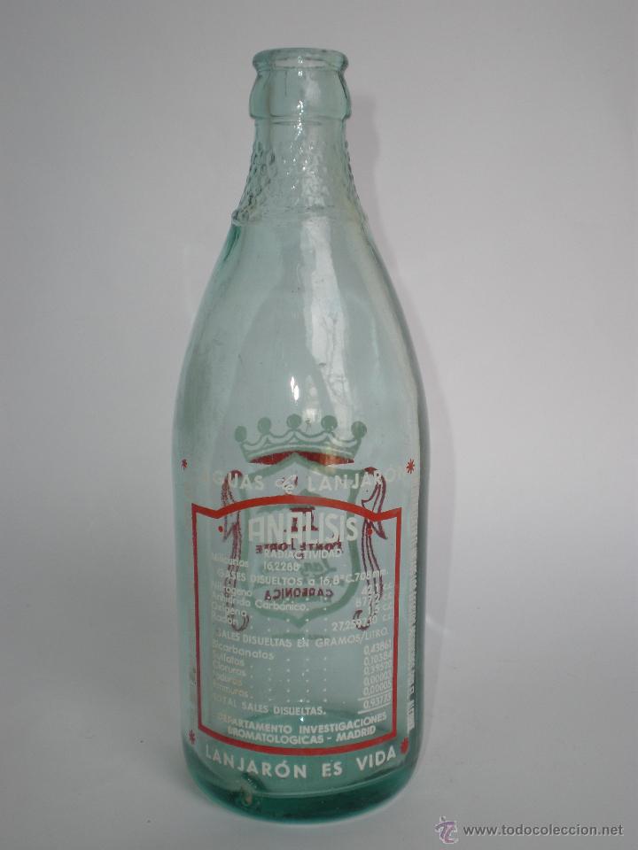 botella antigua de agua mineral natural font ve - Compra venta en  todocoleccion