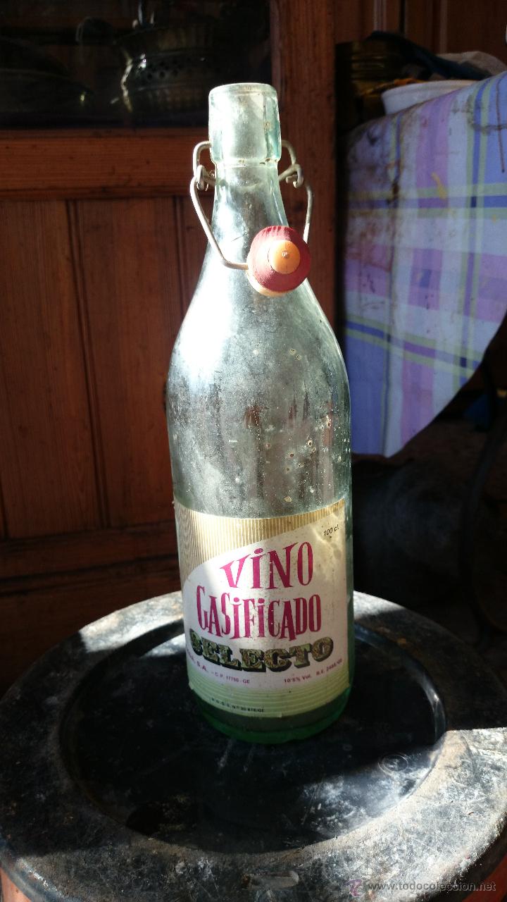 Botellas antiguas: VINO GASIFICADO SELECTO - Foto 3