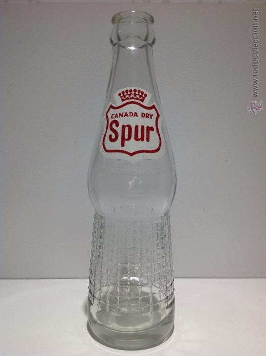 Botellas antiguas: Botella refresco CANADA DRY Spur refresco de cola - Foto 1