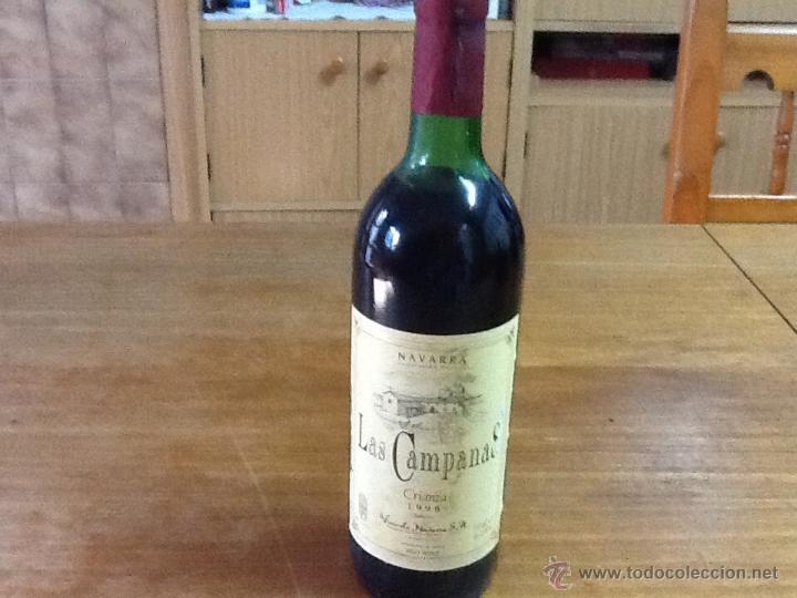 Botellas antiguas: Las campanas, vinicola navarra - Foto 1