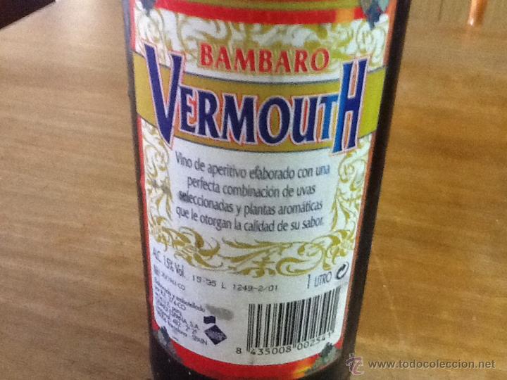 Botellas antiguas: Vermouth bambaro - Foto 1