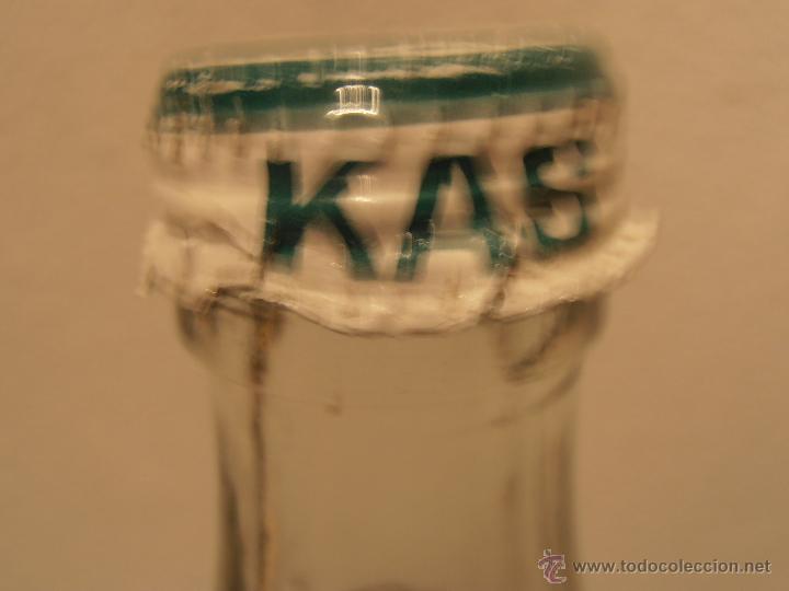 Botellas antiguas: BOTELLA SERIGRAFIADA DE KAS - Foto 7