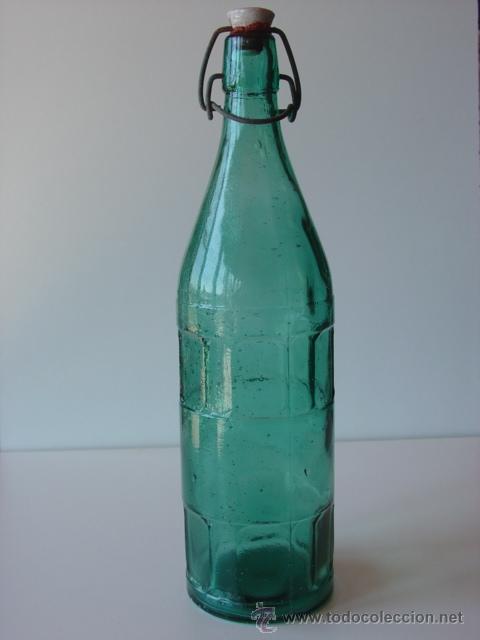 Botellas antiguas: Botella Agua Oxigenada Foret - Foto 1