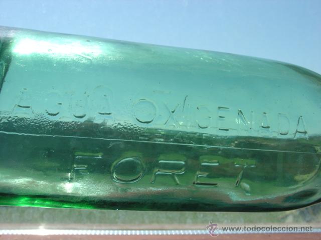 Botellas antiguas: Botella Agua Oxigenada Foret - Foto 3
