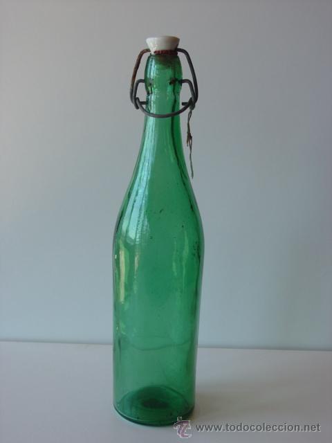 Botellas antiguas: Botella Agua Oxigenada Foret - Foto 1