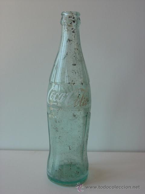 Botellas antiguas: Botella Coca-Cola mediana - Foto 1
