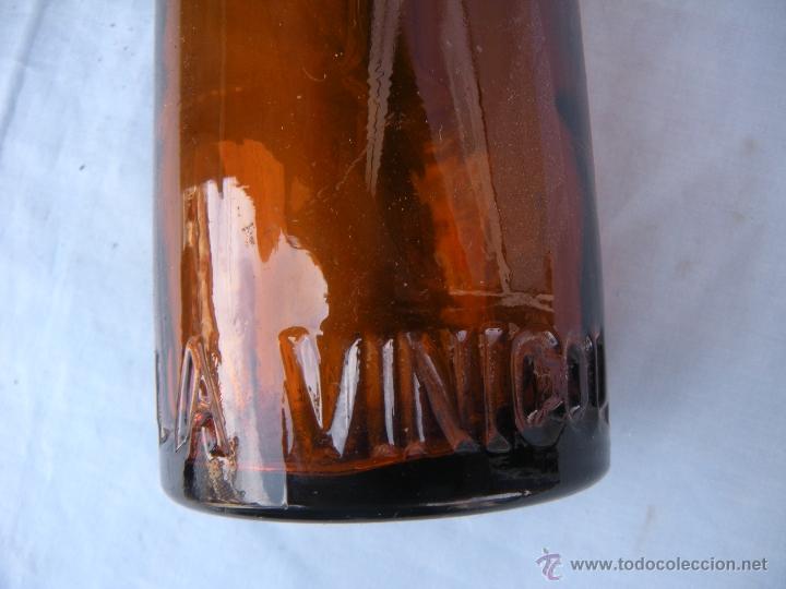 Botellas antiguas: BOTELLA VINICOLA MARFIL - Foto 2