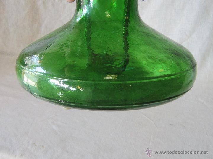 Botellas antiguas: BOTELLA DE CRISTAL - Foto 5