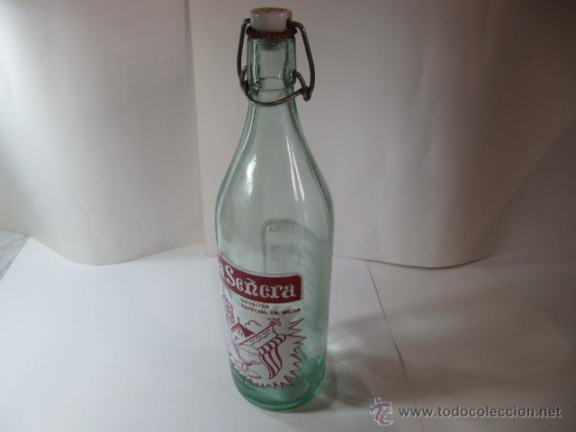 Botellas antiguas: Antigua gaseosa La Se&ntilde;era - Foto 1