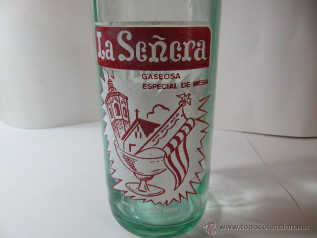 Botellas antiguas: Antigua gaseosa La Se&ntilde;era - Foto 3