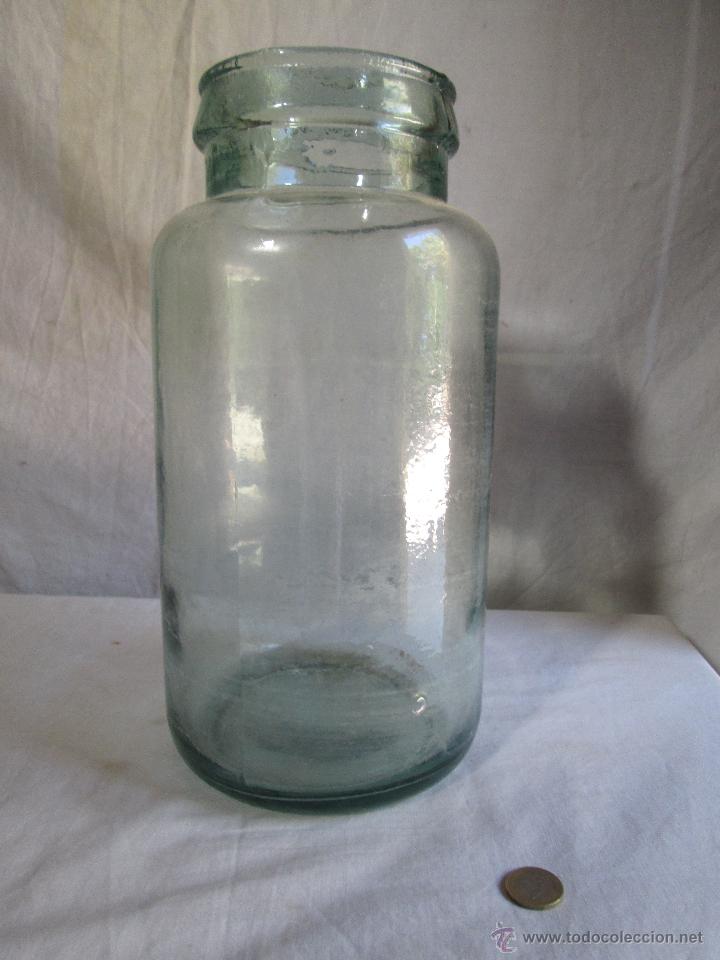 Botellas antiguas: GRAN BOTELLA DE CRISTAL - Foto 4