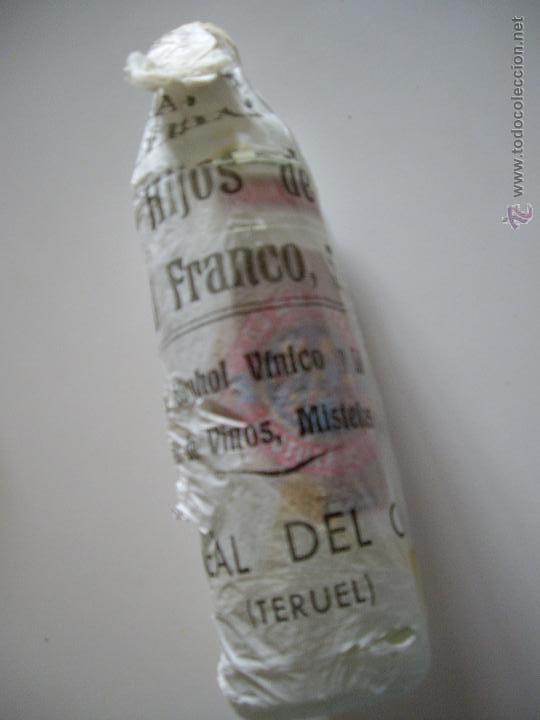 Botellas antiguas: ANIS LOS AMANTES MONRREAL - Foto 1
