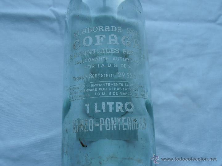Botellas antiguas: BOTELLA FONTE ROCA, 1 LITRO - Foto 4