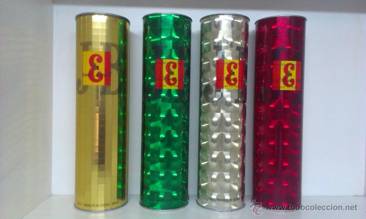 Botellas antiguas: LOTE DE ENVASES DE BOTELLA J&B - Foto 1