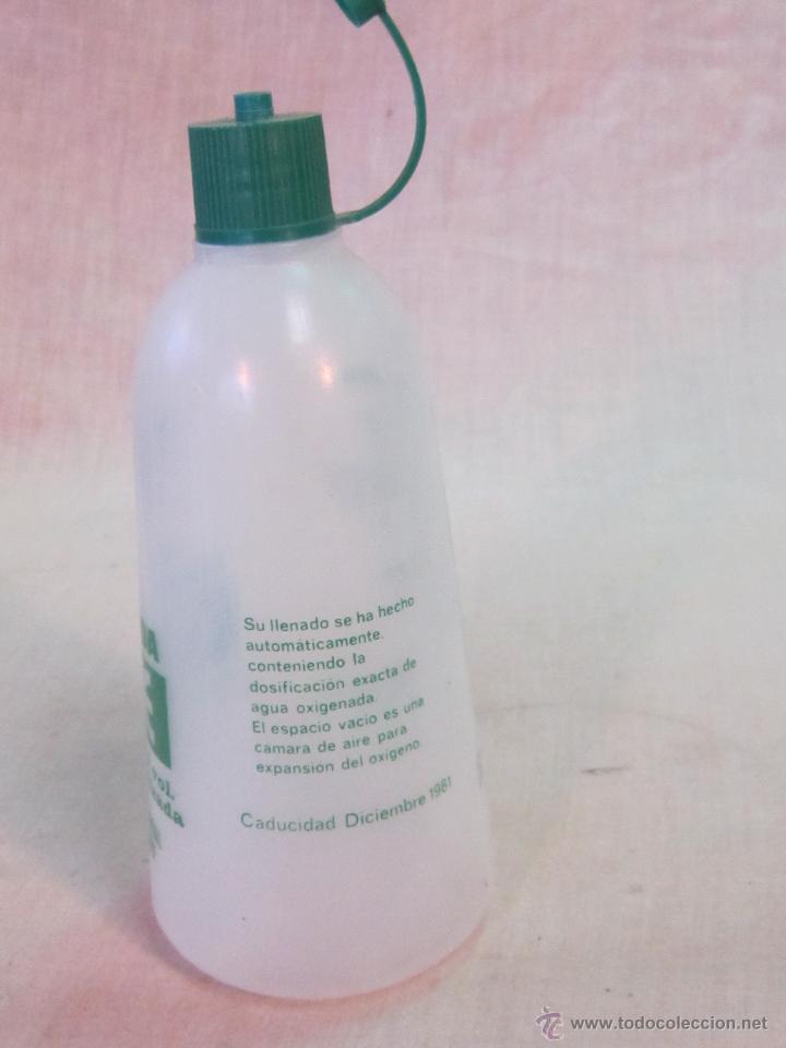 Botellas antiguas: AGUA OXIGENADA CUVE - Foto 5