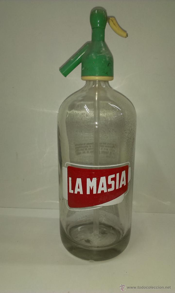 Botellas antiguas: SIFON  LA MASIA ( MOLLERUSA ) - Foto 2