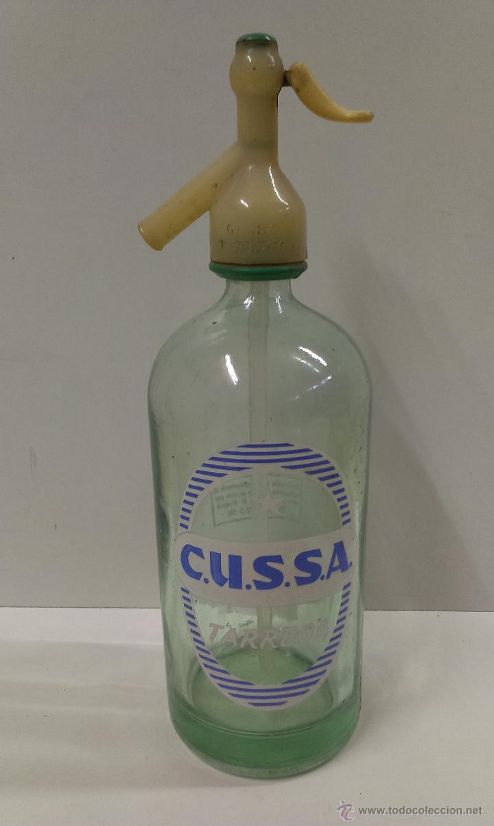 Botellas antiguas: SIFON C.U.S.S.A. ( TARREGA ) - Foto 1