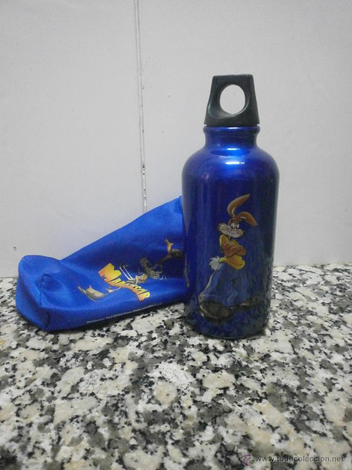 Botellas antiguas: BOTELLA ALUMINIO  Y BOLSA MADAGASCAR - Foto 2