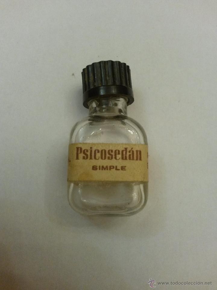Botellas antiguas: Frasco de medicina de 4,3 x 2,5 cms - Foto 1