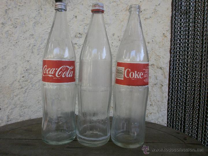 Botellas antiguas: 3 BOTELLAS COCA COLA - Foto 1