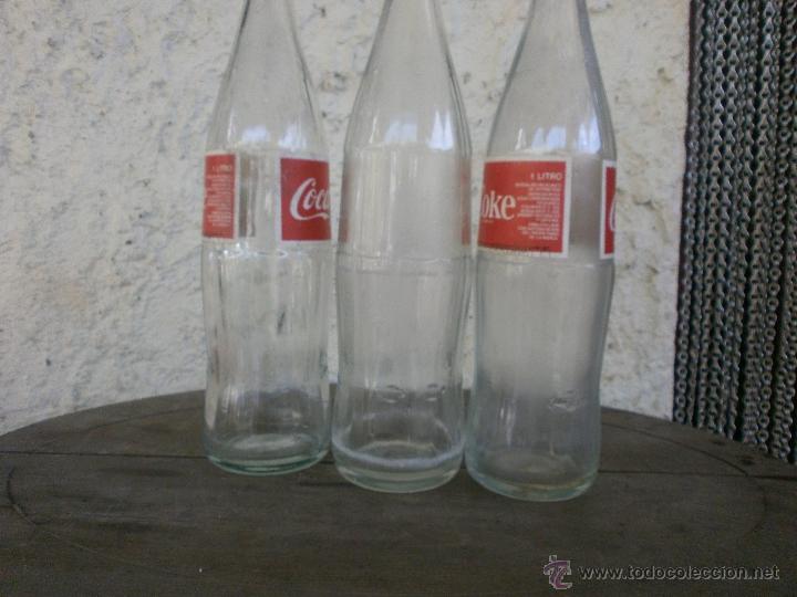 Botellas antiguas: 3 BOTELLAS COCA COLA - Foto 4