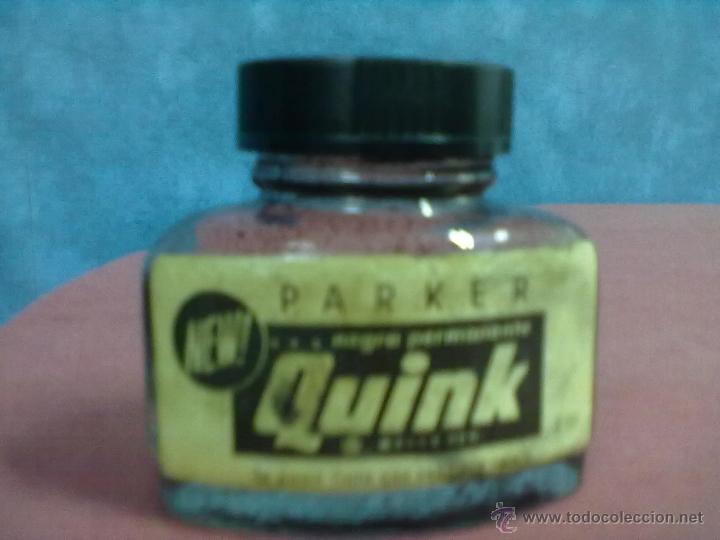 Botellas antiguas: TINTERO BOTE TINTA PARKER QUINK - Foto 1