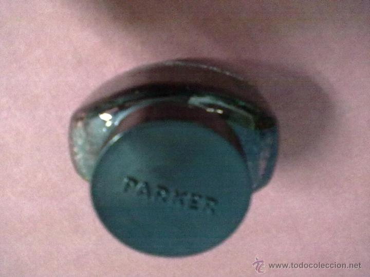 Botellas antiguas: TINTERO BOTE TINTA PARKER QUINK - Foto 2