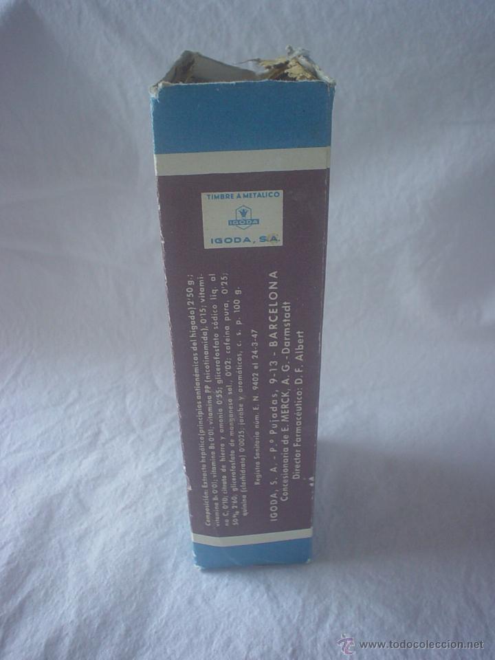 Botellas antiguas: OPOT&Oacute;NICO VITAMINADO - E. MERCK - Foto 9