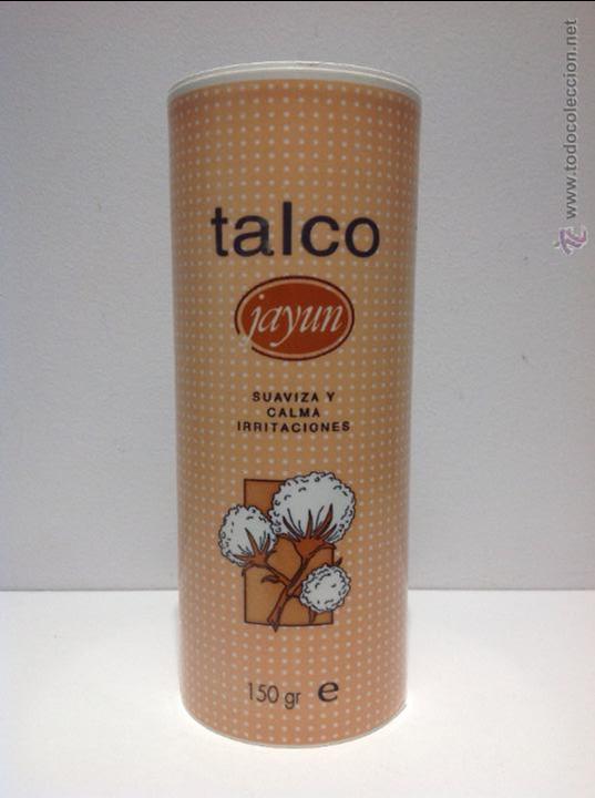 Botellas antiguas: ANTIGUO BOTE DE TALCO *JAYUN * - Foto 1