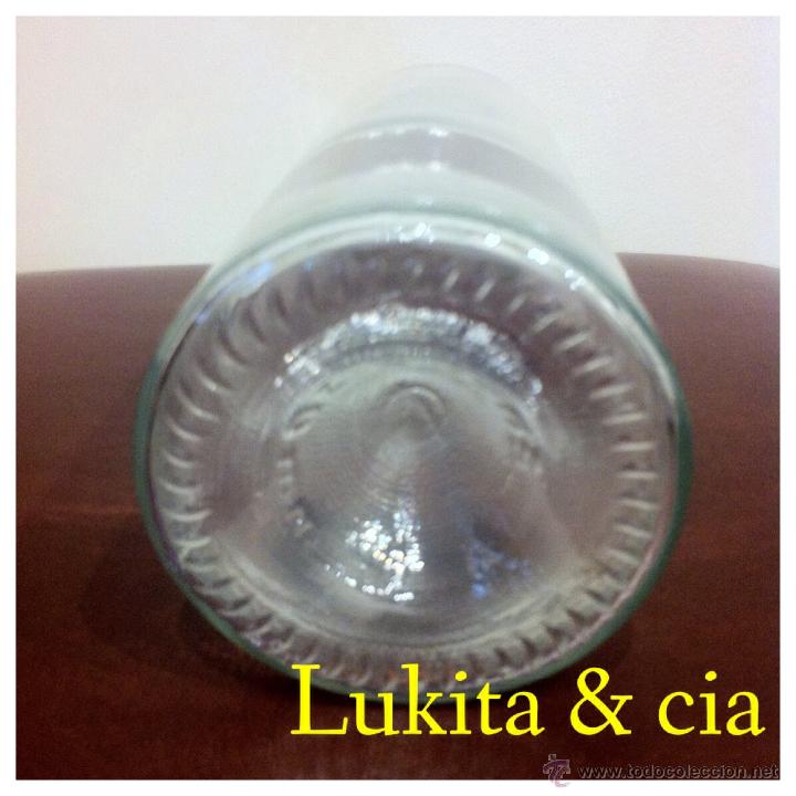 Botellas antiguas: BOTELLA DE CRISTAL TRANSPARENTE. - Foto 5