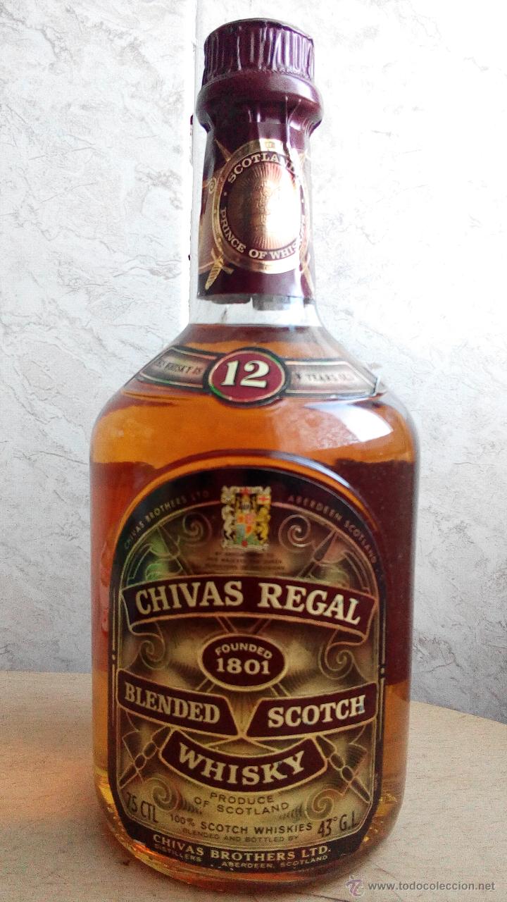 Botella De 1 Litro De Whisky Chivas Regal 12 An Sold At Auction 45576902