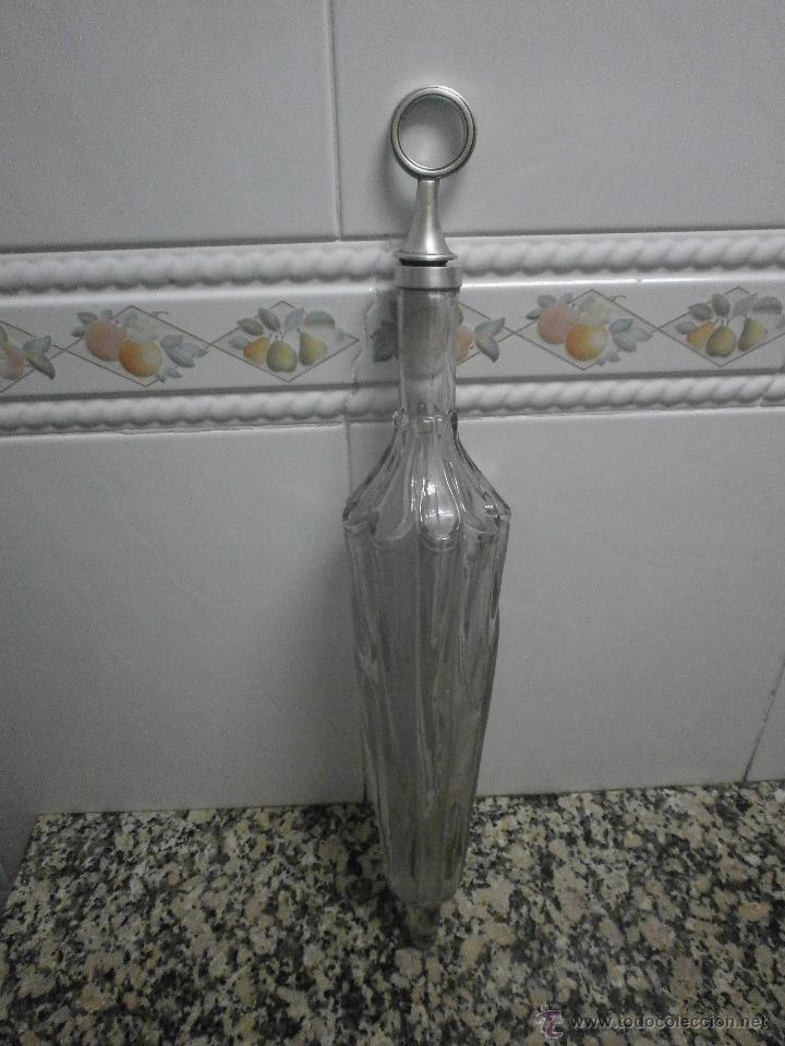 Botellas antiguas: BOTELLA FORMA DE PARAGUAS - Foto 3