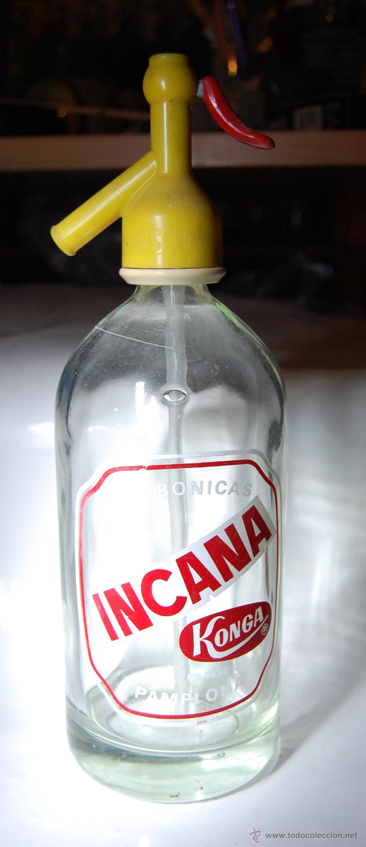 Botellas antiguas: SIF&Oacute;N INCANA DE KONGA - Foto 1