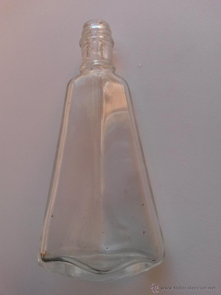 Botellas antiguas: Frasco de roche de 15 x 7 cms - Foto 1