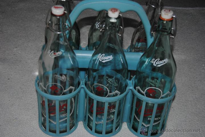 Botellas antiguas: BOTELLAS DE GASEOSA SERIGRAFIADAS - Foto 2